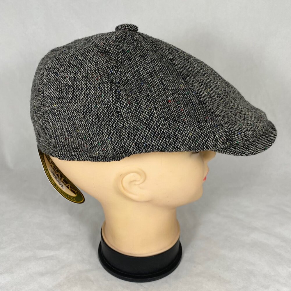 Scala Flat Cap Sz L Grey